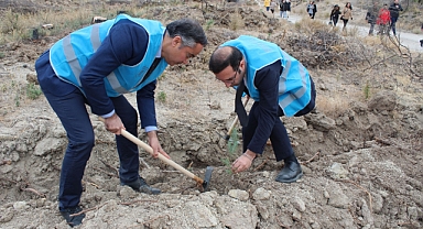 Hükümlülerle Fidan Dikim Etkinliği
