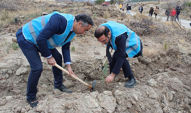 Hükümlülerle Fidan Dikim Etkinliği