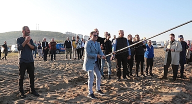 Karabiga Belde Sahilinde Balık Avı Yarışması