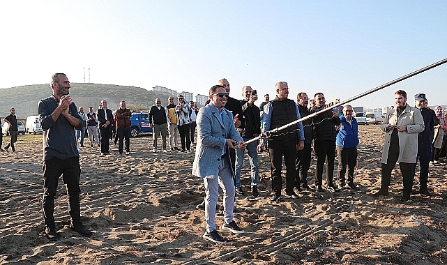 Karabiga Belde Sahilinde Balık Avı Yarışması