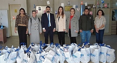 Lapseki'de İhtiyaç Sahibi Öğrencilere Destek
