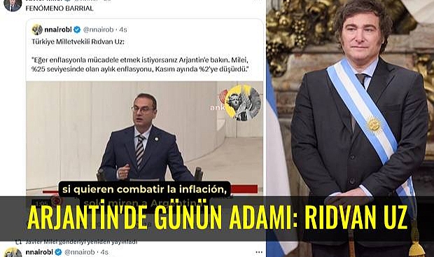 Arjantin Cumhurbaşkanı, '' Rıdvan Uz Halkın Adamı”
