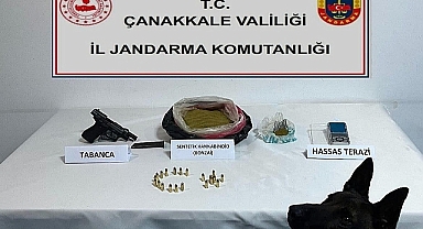 İl Jandarma Komutanlığından Ezine'de uyuşturucu operasyonu