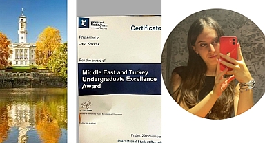 Lara Kökçak'a uluslararası ödül