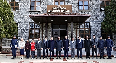 Vali Toraman Gökçeada İlçesinde Ziyaretler Gerçekleştirdi