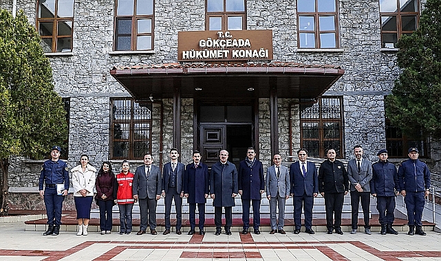 Vali Toraman Gökçeada İlçesinde Ziyaretler Gerçekleştirdi