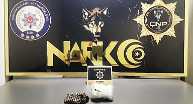 Çanakkale'de 544 gram skunk ele geçirildi