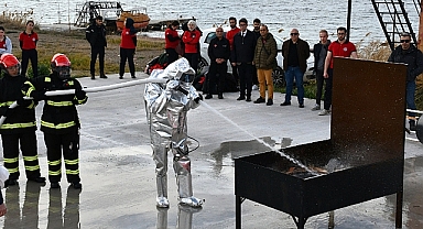 ÇOMÜ Dardanos Yerleşkesinde nefes kesen tatbikat
