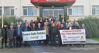 Eceabat'lı Zeytin üreticilerine eğitim gezisi