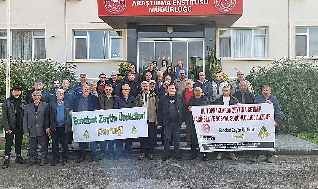 Eceabat'lı Zeytin üreticilerine eğitim gezisi