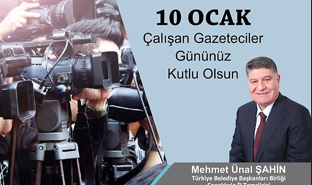 Şahin; “Gece gündüz demeden çalışan gazetecileri tebrik ediyorum”