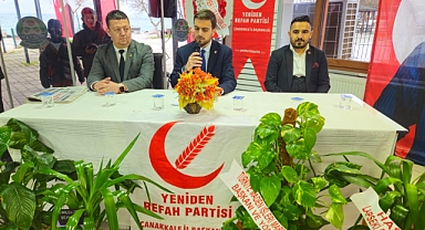 Yeniden Refah Partisi Lapseki İlçe Başkanlığı'na İsmail Uslu İle Devam Dedi