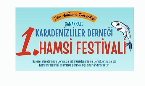 Çanakkale'de İlk Kez Hamsi Festivali Düzenleniyor
