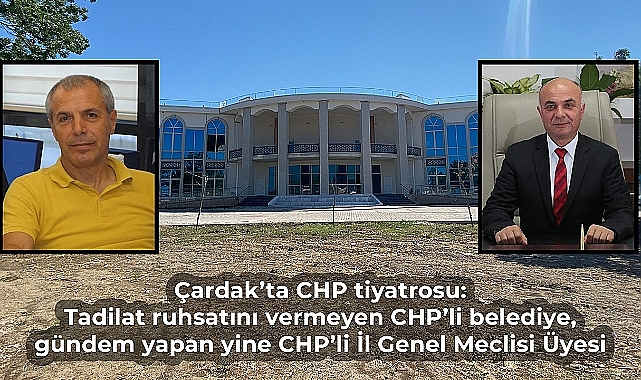 Çardak'ta CHP tiyatrosu