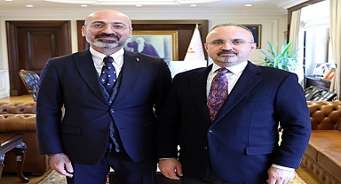 Türkiye Maarif Vakfı Başkanı Özdil, Turan’ı ziyaret etti