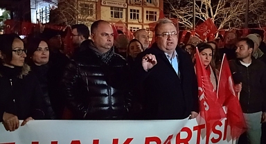 Çanakkale'de CHP İl Başkanlığından İmamoğlu İçin Gözaltı Protestosu