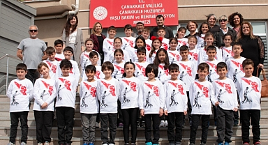 Çanakkale Özlem Kayalı İlkokulu Öğrencilerinden Anlamlı Ziyaret