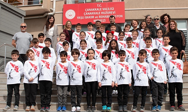 Çanakkale Özlem Kayalı İlkokulu Öğrencilerinden Anlamlı Ziyaret