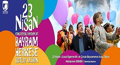 Başkan Erkek'in 23 Nisan Ulusal Egemenlik ve Çocuk Bayramı Mesajı