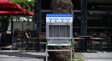 Çanakkale'de Kordon Bölgesine İzmarit Atık Üniteleri Yerleştirildi