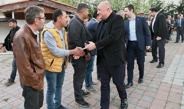MİLLETVEKİLİ GİDER MÜDÜRLERLE YENİCE’YE ÇIKARMA YAPTI