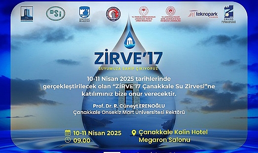 Zirve17; Çanakkale Su Zirvesi 10-11 Nisanda Gerçekleşiyor!