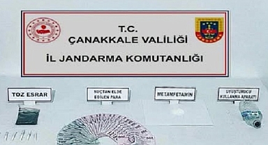 Jandarmadan Çanakkale'de uyuşturucu operasyonu! 2 tutuklama!