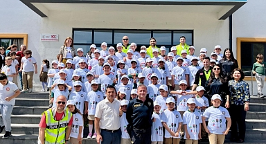 Minik yüreklere trafik bilinci aşılandı