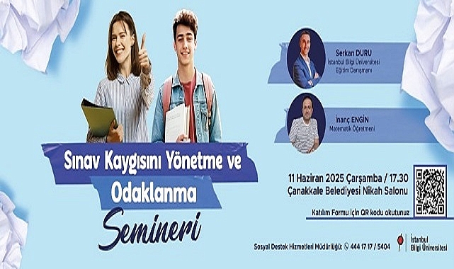 Sınav Kaygısını Yönetme ve Odaklanma Seminerine Davetlisiniz