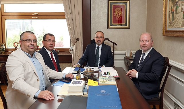 ​ ​ ​ ​ Turan, Biga Ticaret Borsası Heyetini Ağırladı