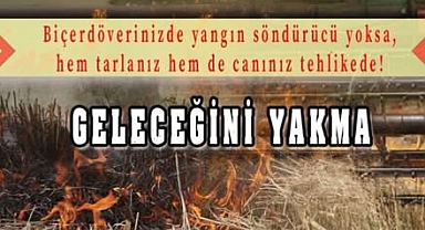 Hasat Zamanı Kurallara Uymayan Biçerdöver/Balya Makinaları Çalışmalarına İzin Verilmeyecektir.