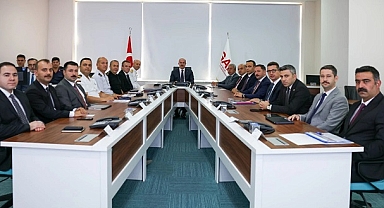 Vali Toraman Başkanlığında Asayiş Toplantısı Yapıldı