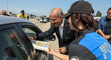 Vali Toraman Trafik Denetimlerine Katıldı