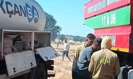 Akçansa'dan Çanakkale'deki yangınlara anlamlı destek