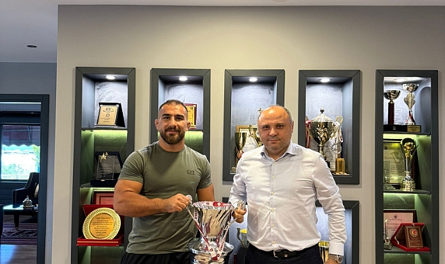 Başpehlivan Feyzullah Aktürk’ten Çardak Güreş Ağası Turgay Kılıç’a Ziyaret