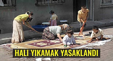 Biga İlçesinde Halı Yıkamak Yasaklandı.