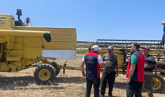 Çanakkale'de Biçerdöver Denetimleri Sürüyor