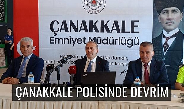 Çanakkale Emniyetin 'de Devrim
