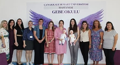 ÇOMÜ Hastanesinde Gebe Okulu açıldı