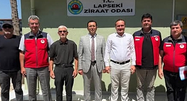 İl Tarım ve Orman Müdürü Demirhan, Lapseki İlçesinde Tarımsal Çalışmaları Yerinde İnceledi.