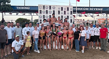 Lapseki Belediyesi plaj voleybolu turnuvası nefes kesti