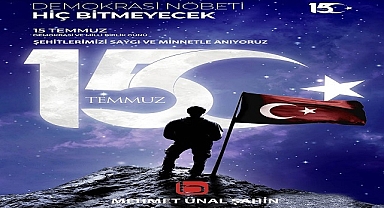 Şahin, “Demokrasi ve birliğimiz en kıymetli hazinemizdir”