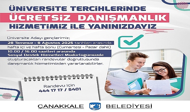 Üniversite Tercihlerinde Ücretsiz Danışmanlık Hizmetimiz ile Yanınızdayız