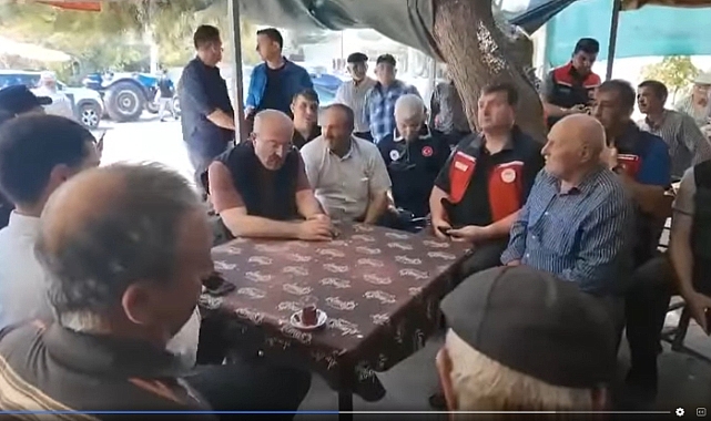Vali Toraman, Ayvacık İlçesi Yangın Bölgesinde İncelemelerde Bulundu