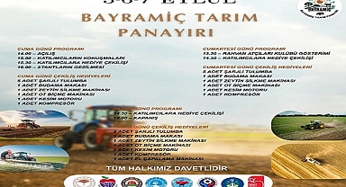 Bayramiç’te Tarım Panayırı Başlıyor!