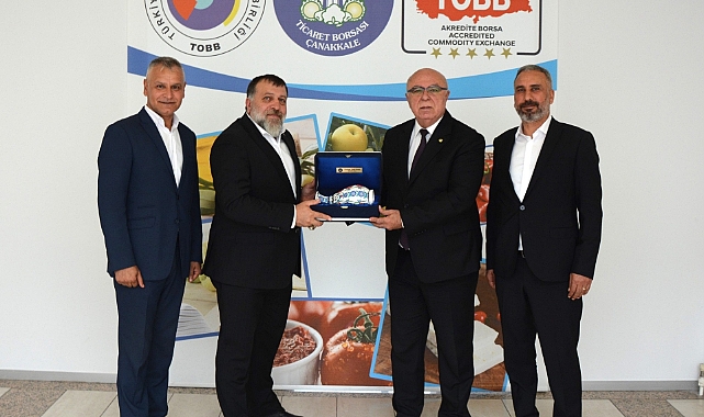Çanakkale Ticaret Borsası, Bursa Ticaret Sanayi Odası Heyetini Misafir Etti