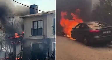 Çanakkale Valiliğinden Uyarı, ''Trafiğe Çıkmayın Alevler Yerleşim Yerlerine Ulaştı, Havalimanı Kapalı''