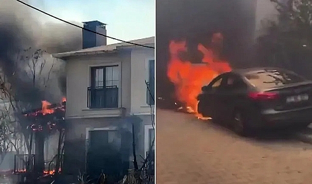 Çanakkale Valiliğinden Uyarı, ''Trafiğe Çıkmayın Alevler Yerleşim Yerlerine Ulaştı, Havalimanı Kapalı''