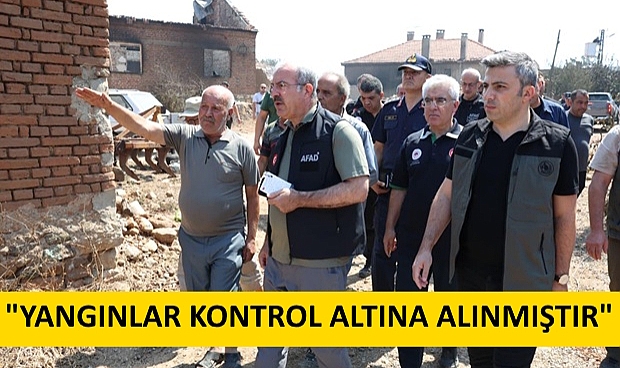 Çanakkale Yangın Bölgelerinde Hasar Tespiti Çalışmaları Başladı