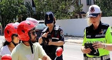 Jandarma’dan Motosikletlere Sıkı Denetim